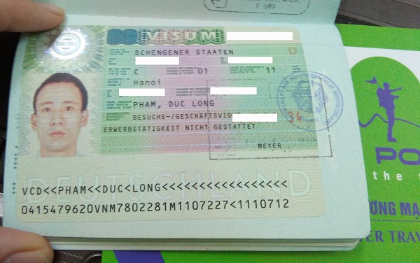 Chúc mừng visa Đức